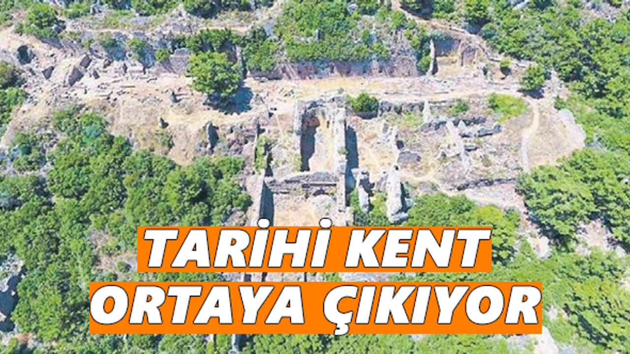 Tarihi kent ortaya çıkıyor