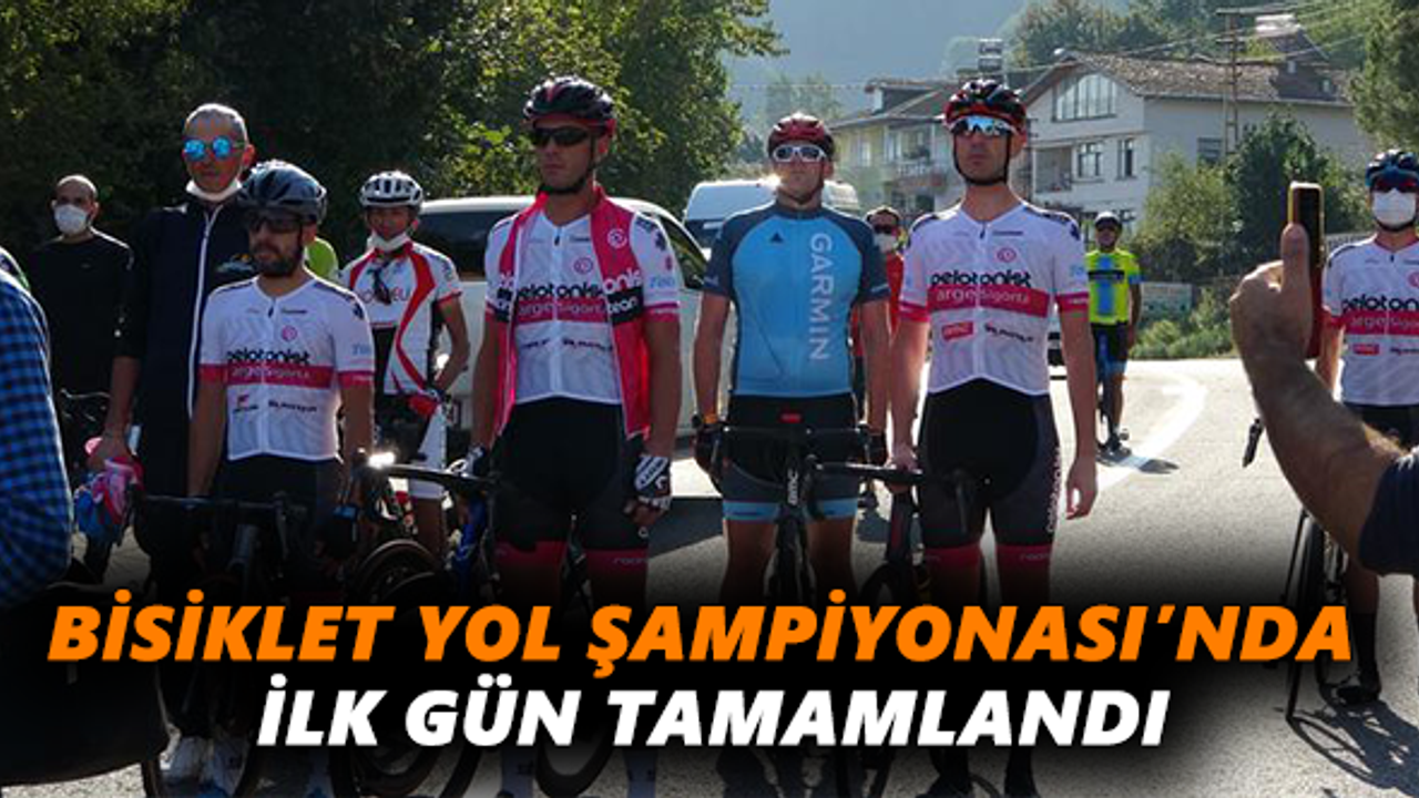 Bisiklet Yol Şampiyonası’nda ilk gün tamamlandı