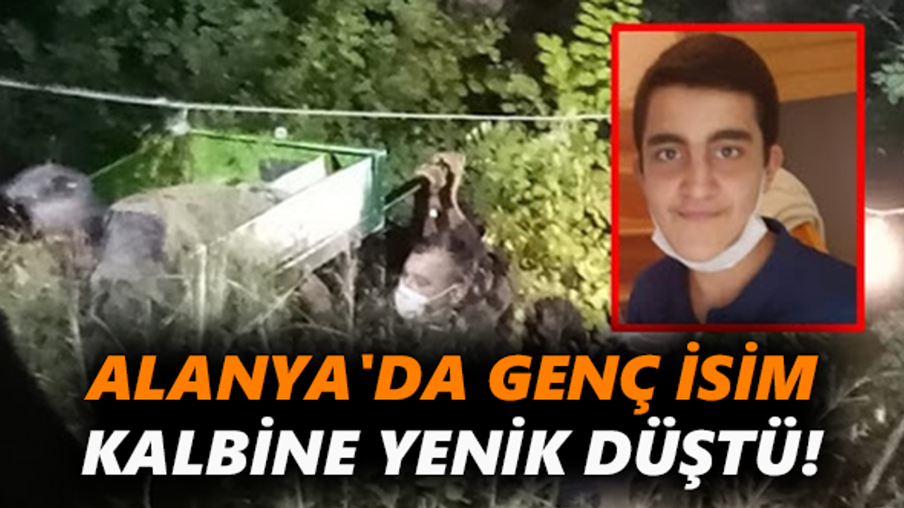 Alanya'da genç isim kalbine yenik düştü!