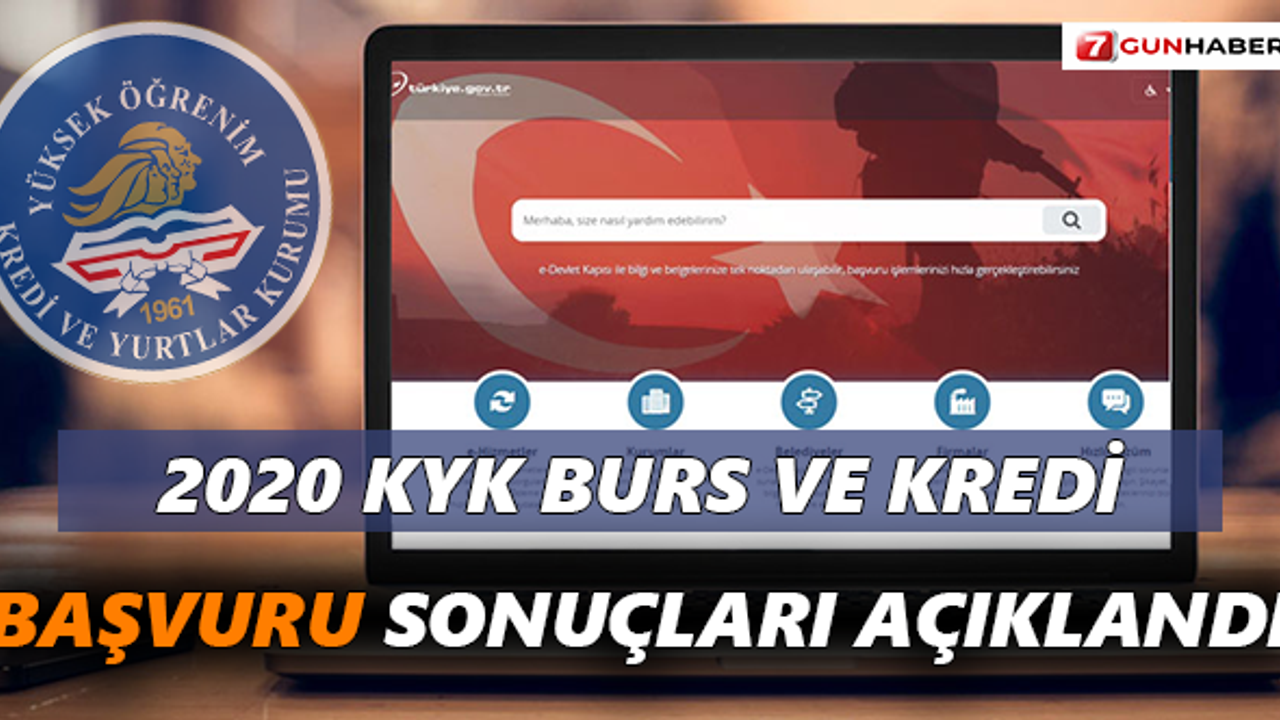 2020 KYK burs ve kredi başvuru sonuçları açıklandı