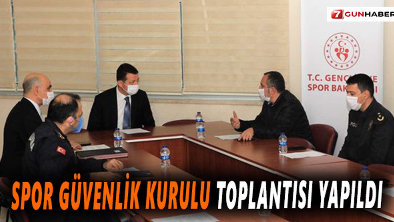 Alanya'da spor güvenlik toplantısı yapıldı