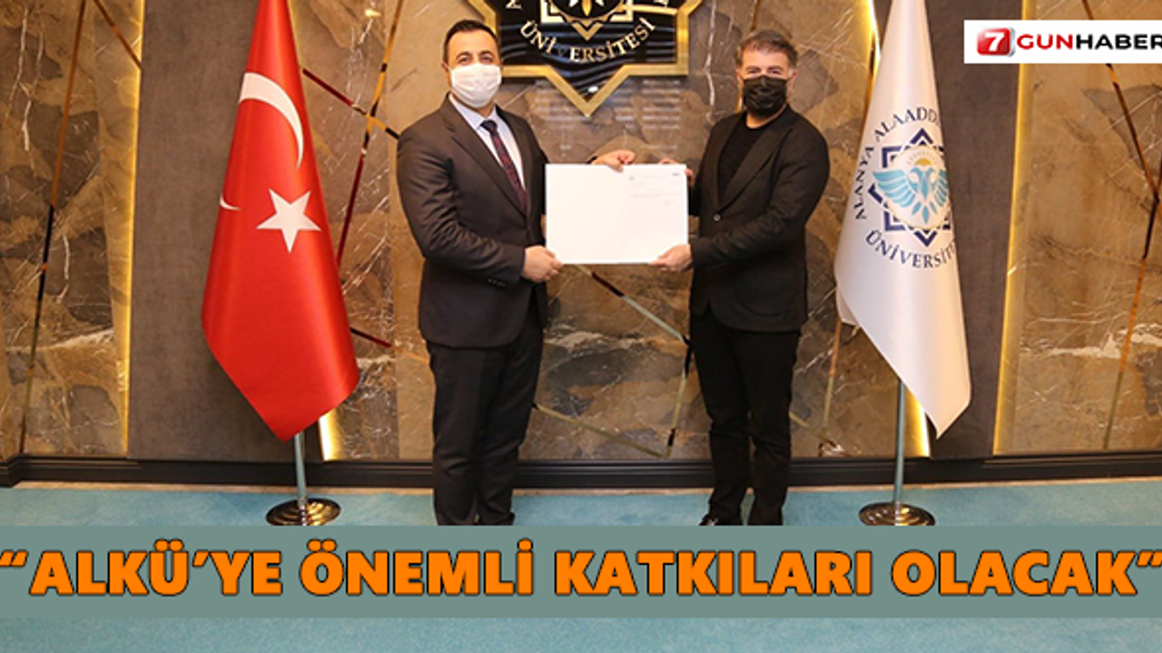 ALKÜ’ye yeni rektör danışmanı atandı