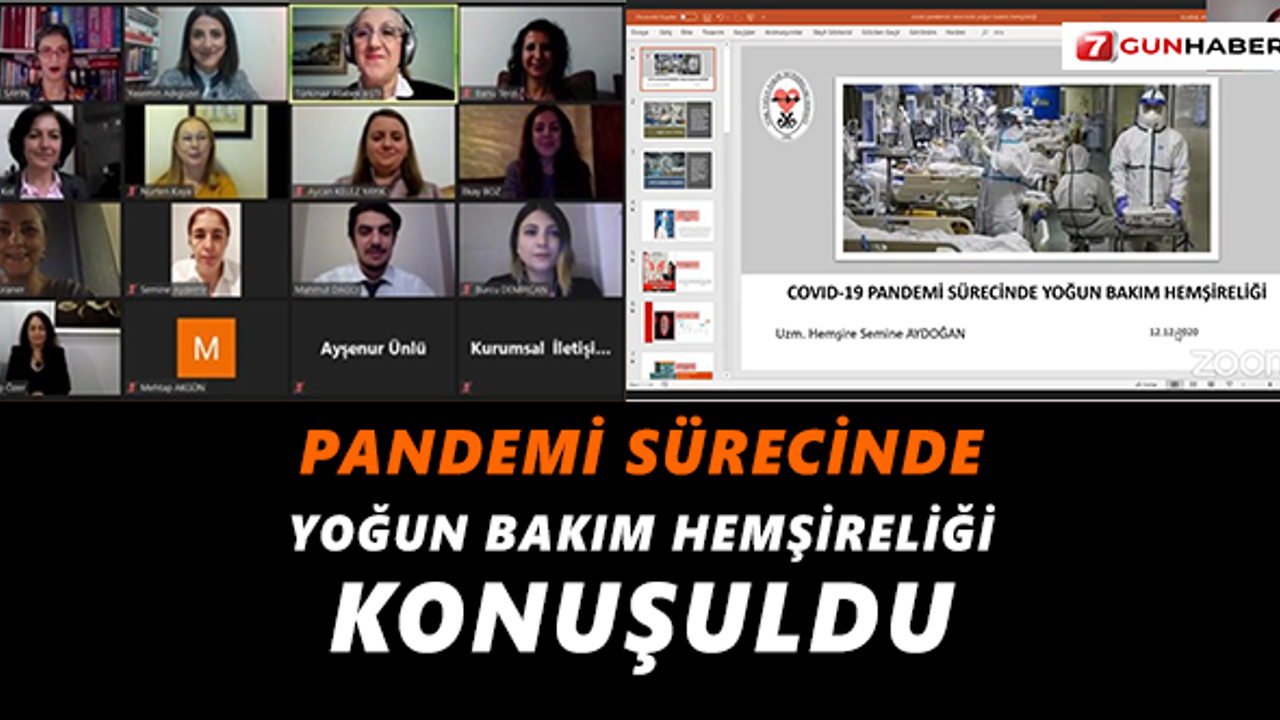 Covıd-19 Pandemi Sürecinde Yoğun Bakım Hemşireliği Semineri