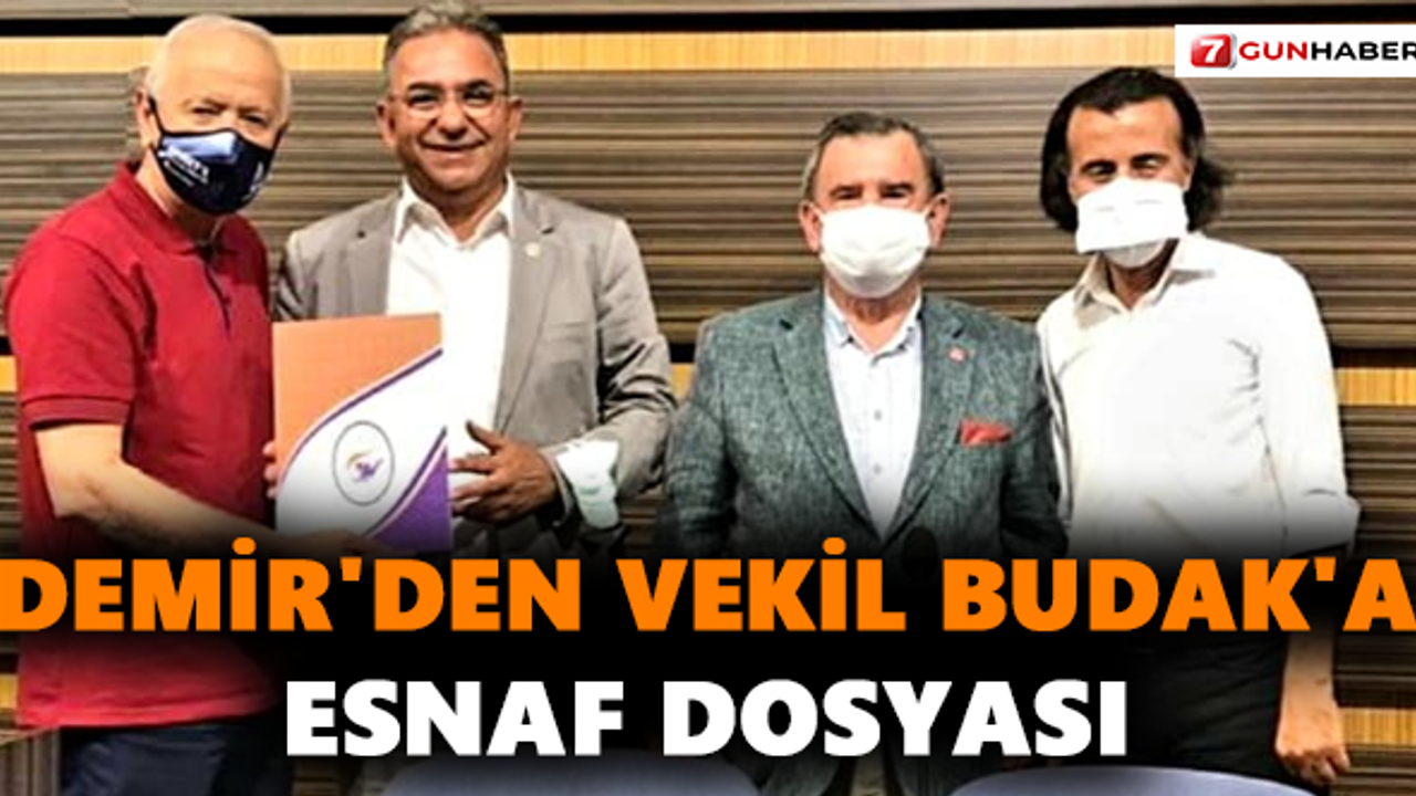 Demir'den Vekil Budak'a esnaf dosyası
