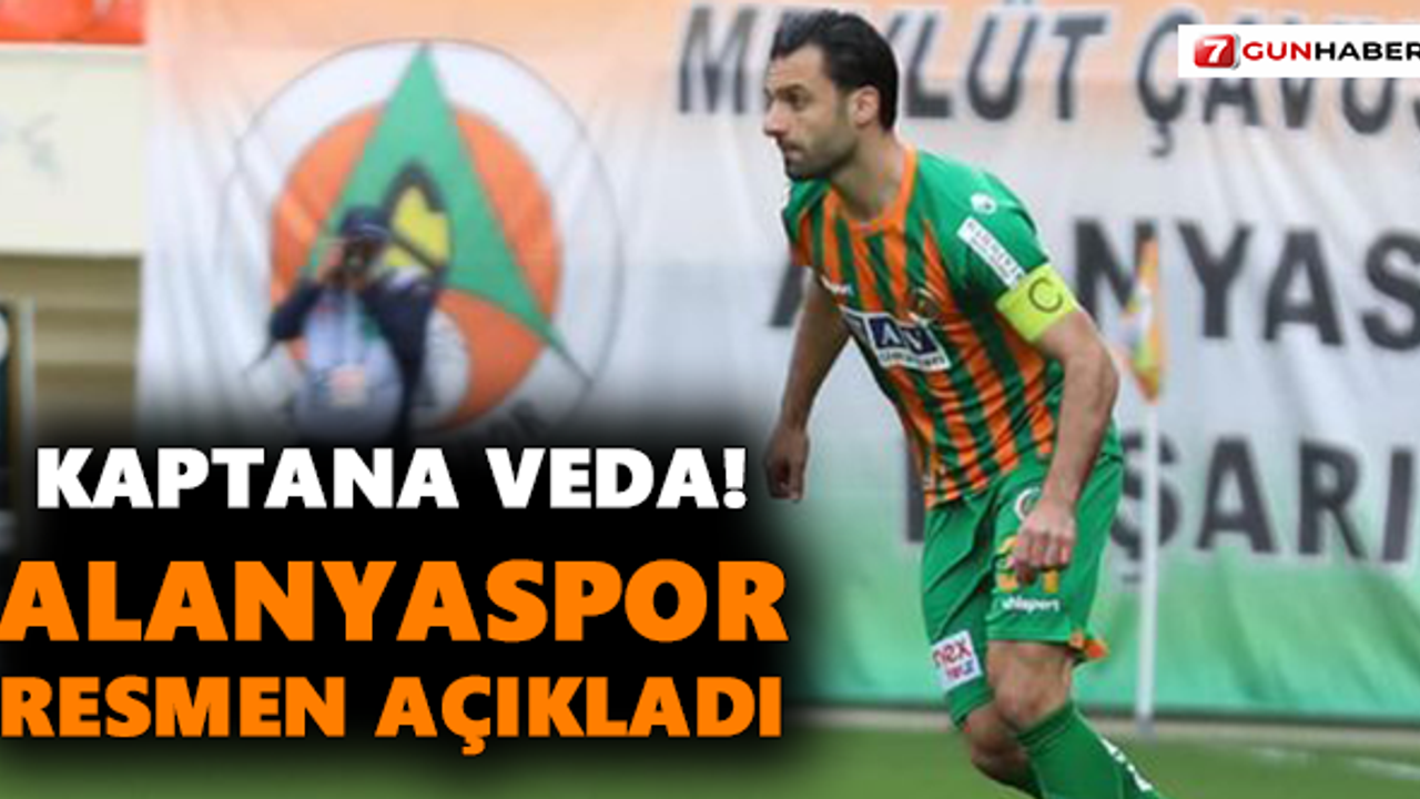 Kaptana veda! Alanyaspor resmen açıkladı