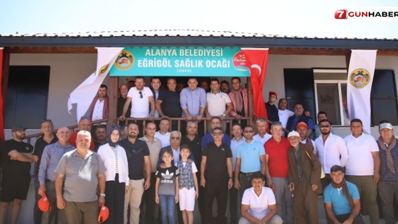 23 yaylaya hizmet edecek Eğrigöl Sağlık Ocağı dualarla hizmete açıldı