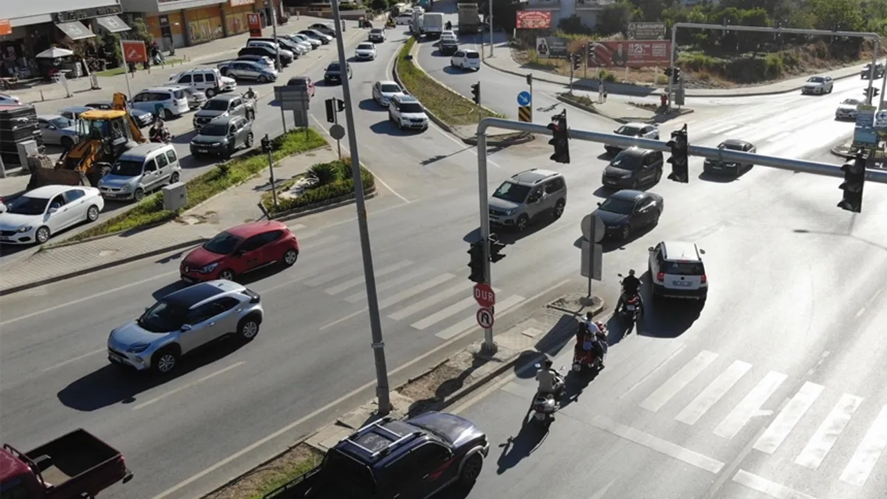Alanya’da Hava Destekli Denetimlerde Sürücülere Ceza Yağıyor