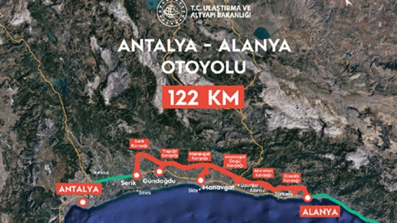 Antalya-Alanya Otoyolu Projesinde İhalenin Kazananı Belli Oldu