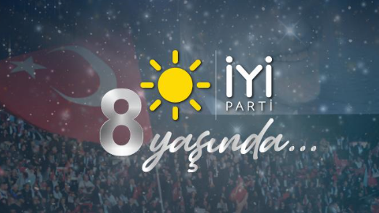 İYİ Parti Alanya Teşkilatı'ndan 8. Yıla Mesaj