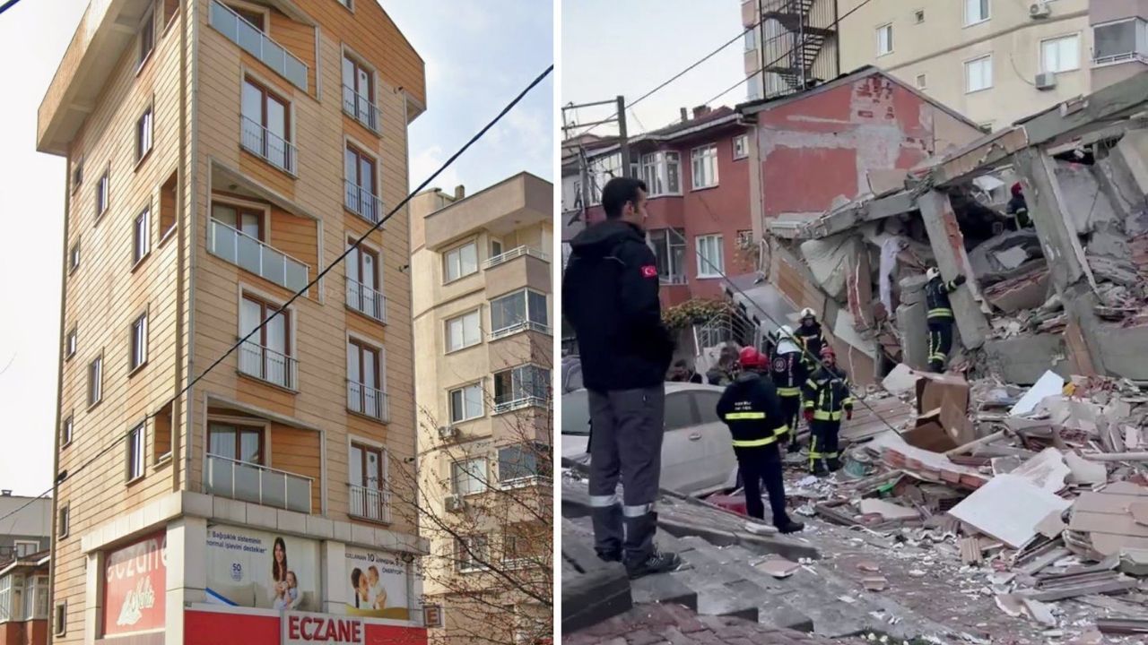 Kocaeli Gebze'de 5 Katlı Bina Çöktü: Ekipler Seferber Oldu