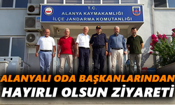 Alanyalı oda başkanlarından hayırlı olsun ziyareti