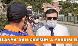 Alanya’dan Giresun’a yardım eli