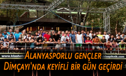 Alanyasporlu gençler Dimçayı'nda keyifli bir gün geçirdi