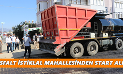 Asfalt İstiklal Mahallesinden start aldı