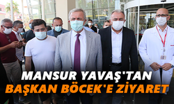 Mansur Yavaş'tan, Başkan Böcek'e ziyaret