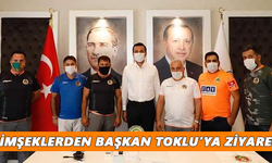 Şimşeklerden Başkan Toklu’ya ziyaret