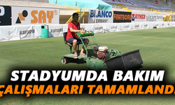 Stadyumda bakım çalışmaları tamamlandı