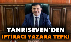Tanrıseven'den iftiracı yazara tepki
