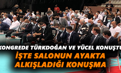 Türkdoğan ve Yücel'den coşkulu konuşmalar