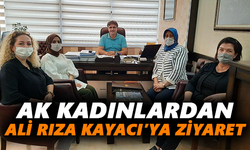 Ak Kadınlardan Ali Rıza Kayacı’ya ziyaret