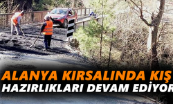 Alanya kırsalında kış hazırlıkları devam ediyor