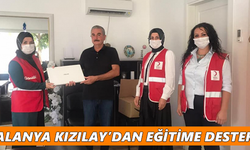 Alanya Kızılay’dan eğitime destek
