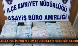 Alanya polisinden  kumar oynatan derneğe baskın