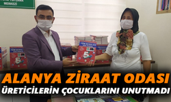 Alanya Ziraat Odası üreticilerin çocuklarını unutmadı