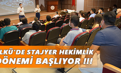 ALKÜ’de stajyer hekimlik dönemi başlıyor