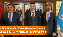 Başkan Yücel’den Ülkü Ocakları Başkanı Yıldırım’a ziyaret