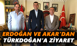 Erdoğan ve Akar’dan Türkdoğan’a ziyaret
