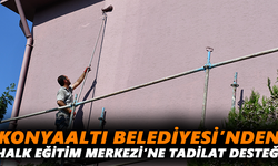 Konyaaltı Belediyesi’nden Halk Eğitim Merkezi’ne tadilat desteği
