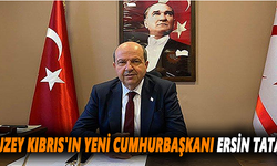Kuzey Kıbrıs'ın yeni Cumhurbaşkanı Ersin Tatar