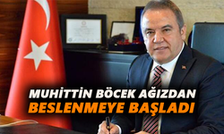 Muhittin Böcek ağızdan beslenmeye başladı