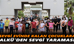 Sevgi evinde kalan çocuklara ALKÜ'den sevgi taraması