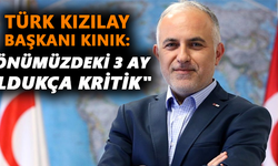 Türk Kızılay Başkanı Kınık: "Önümüzdeki 3 ay oldukça kritik"