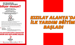 Uluslararası ilk yardım eğitimi Alanya'da