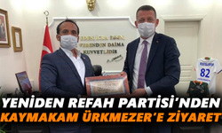 Yeniden Refah Partisi’nden Kaymakam Ürkmezer’e ziyaret