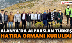 Alanya’da Alparslan Türkeş hatıra ormanı kuruldu