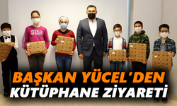 Başkan Yücel’den kütüphane ziyareti