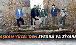 Başkan Yücel’den Syedra’ya ziyaret