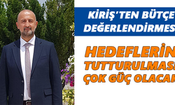 “Bütçenin düşürülmesi kabul edilebilir değil”