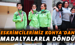 Eskrimcilerimiz Konya'dan madalyalarla döndü