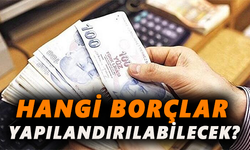 Hangi borçlar yapılandırılabilecek?