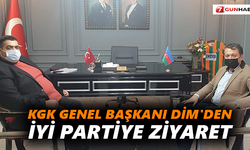 KGK Genel Başkanı Dim'den İYİ Partiye ziyaret