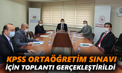KPSS Ortaöğretim Sınavı için toplantı gerçekleştirildi