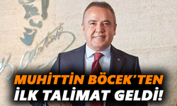 Muhittin Böcek’ten ilk talimat geldi!