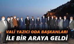 Vali Yazıcı oda başkanları bir araya geldi