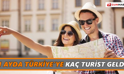 11 ayda Türkiye’ye kaç turist geldi?