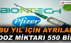 Bakan Koca: Bu yıl için 550 bin doz aşı gelecek